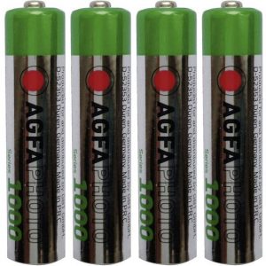 Oplaadbare AAA batterij (potlood) AgfaPhoto HR03 NiMH 900 mAh 1.2 V 4 stuk(s)
