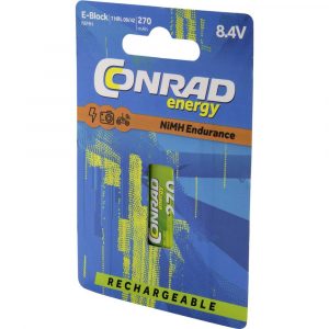 Oplaadbare 9V batterij (blok) Conrad energy Endurance 6LR61 NiMH 8.4 V 270 mAh 1 stuk(s)